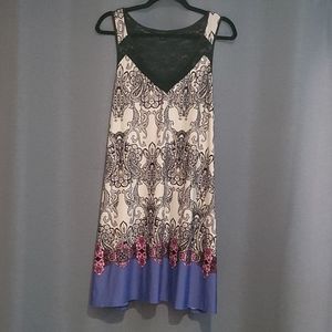 Lacey silk nightie